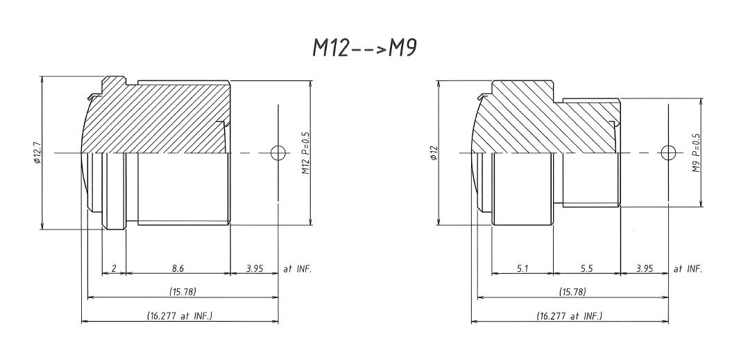 Sマウントレンズ（M12）をより細径・小型化したい